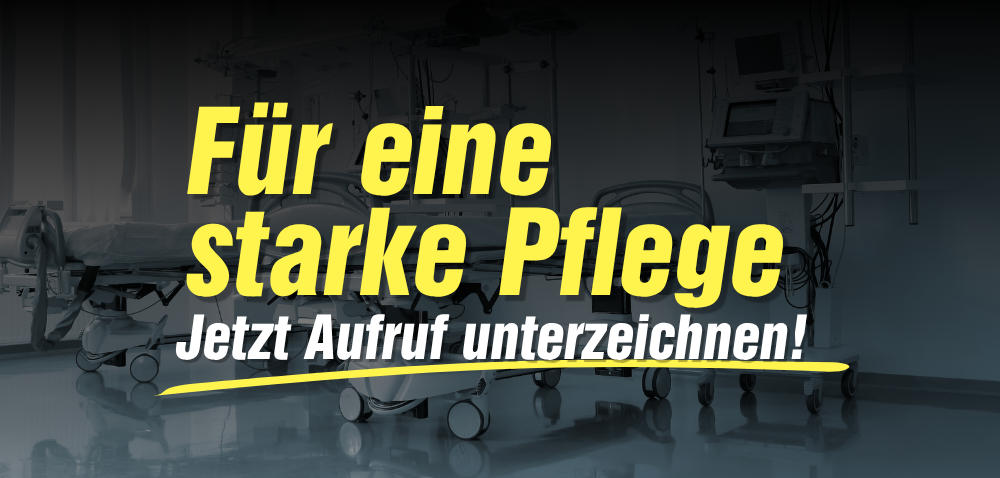 Für eine starke Pflege: Die Pflegeinitiative muss kantonal umgesetzt werden!